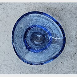 Bl� Murano glassk�l 