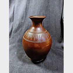 Saltglaseret H�gan�s vase
