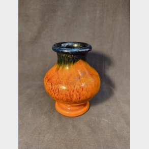 Orange 70'er vintage keramikvase
