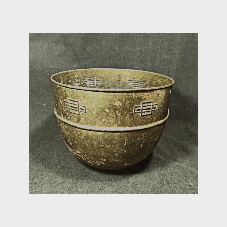 Antik messing jardiniere