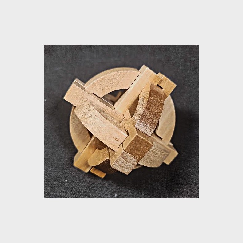 3D-puslespil vintage tr�kugle