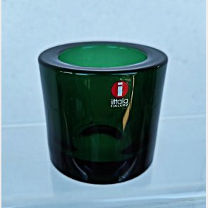 Alfa Green / m�rkegr�n Kivi fyrfadsstage fra Iittala