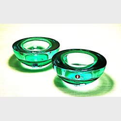 Lysegr�n Iittala Ballo fyrfadsstage