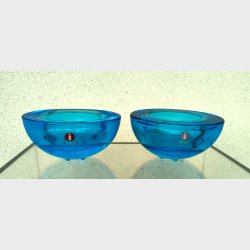 Turkis Iittala Ballo fyrfadsstage