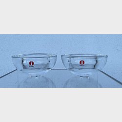 Iittala Ballo fyrfadsstage i klart glas