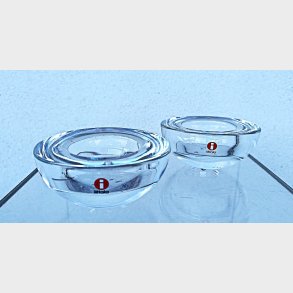 Iittala Ballo fyrfadsstage i klart glas