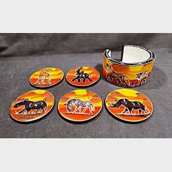 Afrikanske vintage coasters