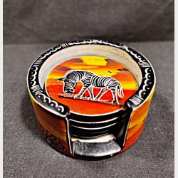 Afrikanske vintage coasters