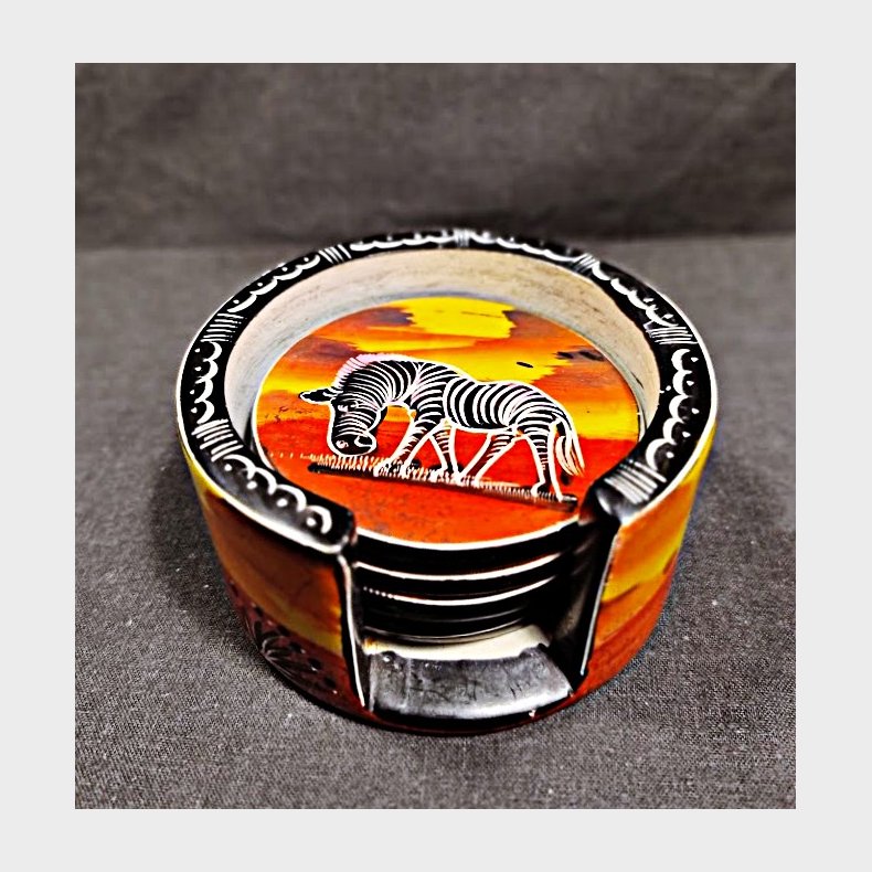 Afrikanske vintage coasters