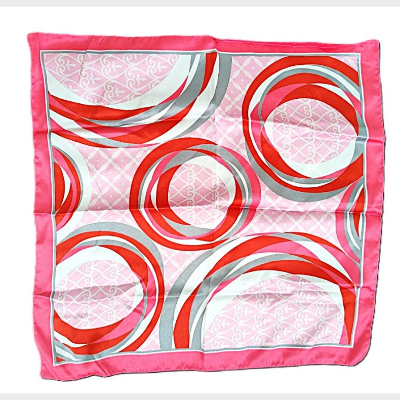 Lyser�dt vintage t�rkl�de med geometrisk cirkler