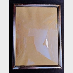S�lvfarvet metal fotoramme