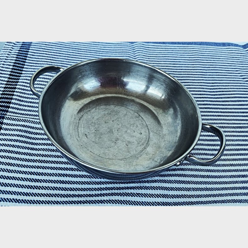 Rustfri vintage kartoffelsk�l