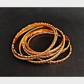 Forgyldte armringe / bangles