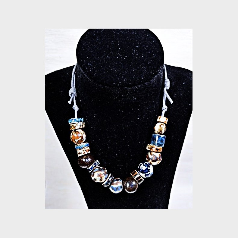 Vintage keramik halsk�de