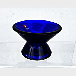 Koboltbl� Iittala Kartio lysestage