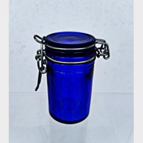 Koboltbl� vintage krydderiglas