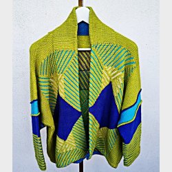 H�ndstrikket vintagedesign jakke / cardigan