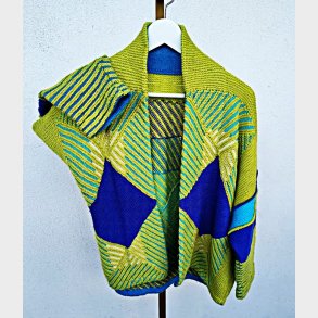 H�ndstrikket vintagedesign jakke / cardigan
