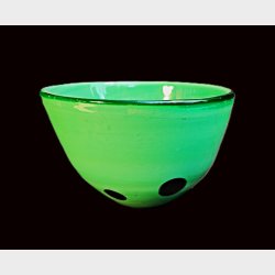 Gr�n S�holm vintage glassk�l