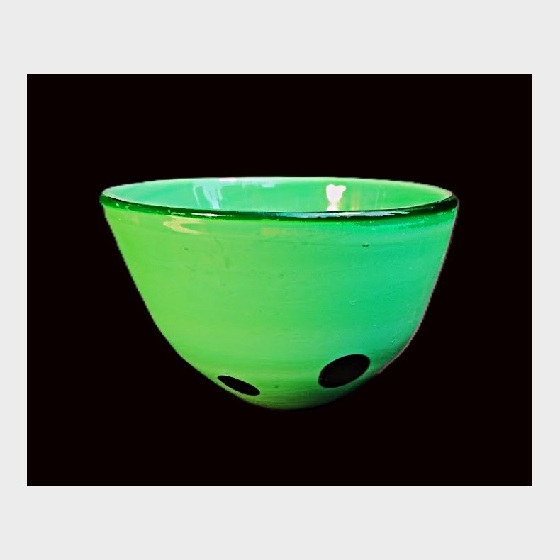 Gr�n S�holm vintage glassk�l